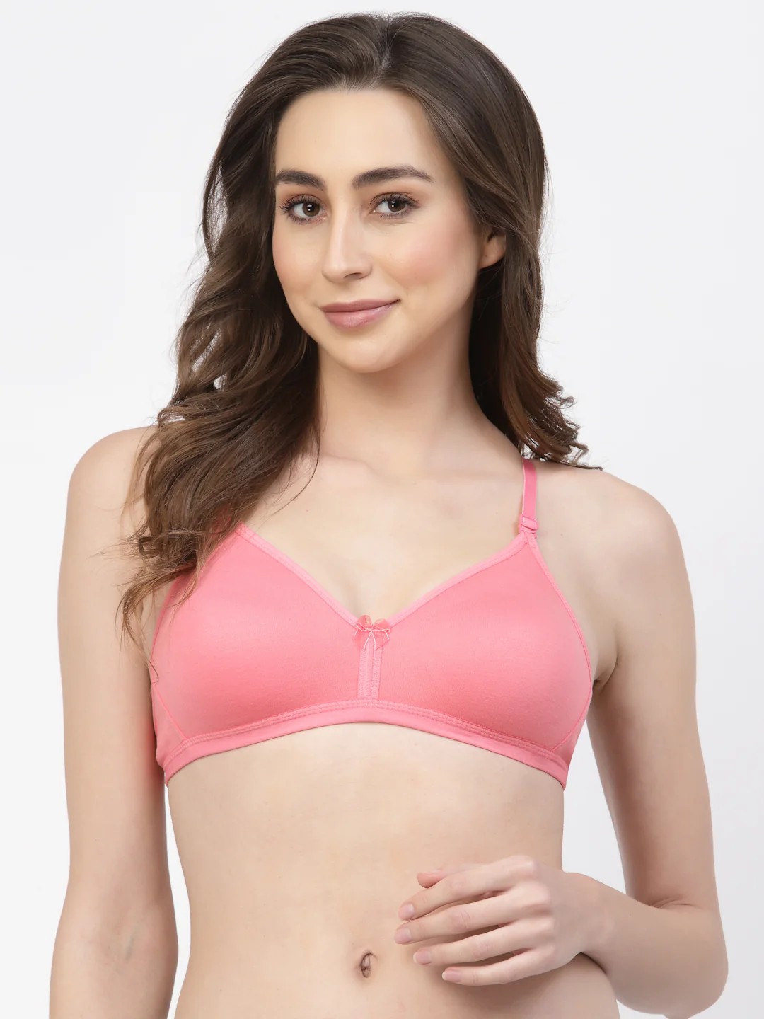 Women's Convertible Straps T-Shirt Bra Non Padded & Non-Wired Medium Coverage - Image 15