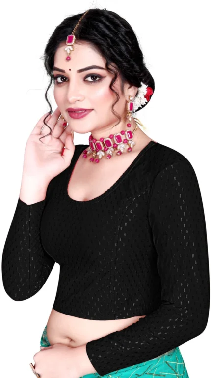 Full Sleeve Round Neck Women Blouse