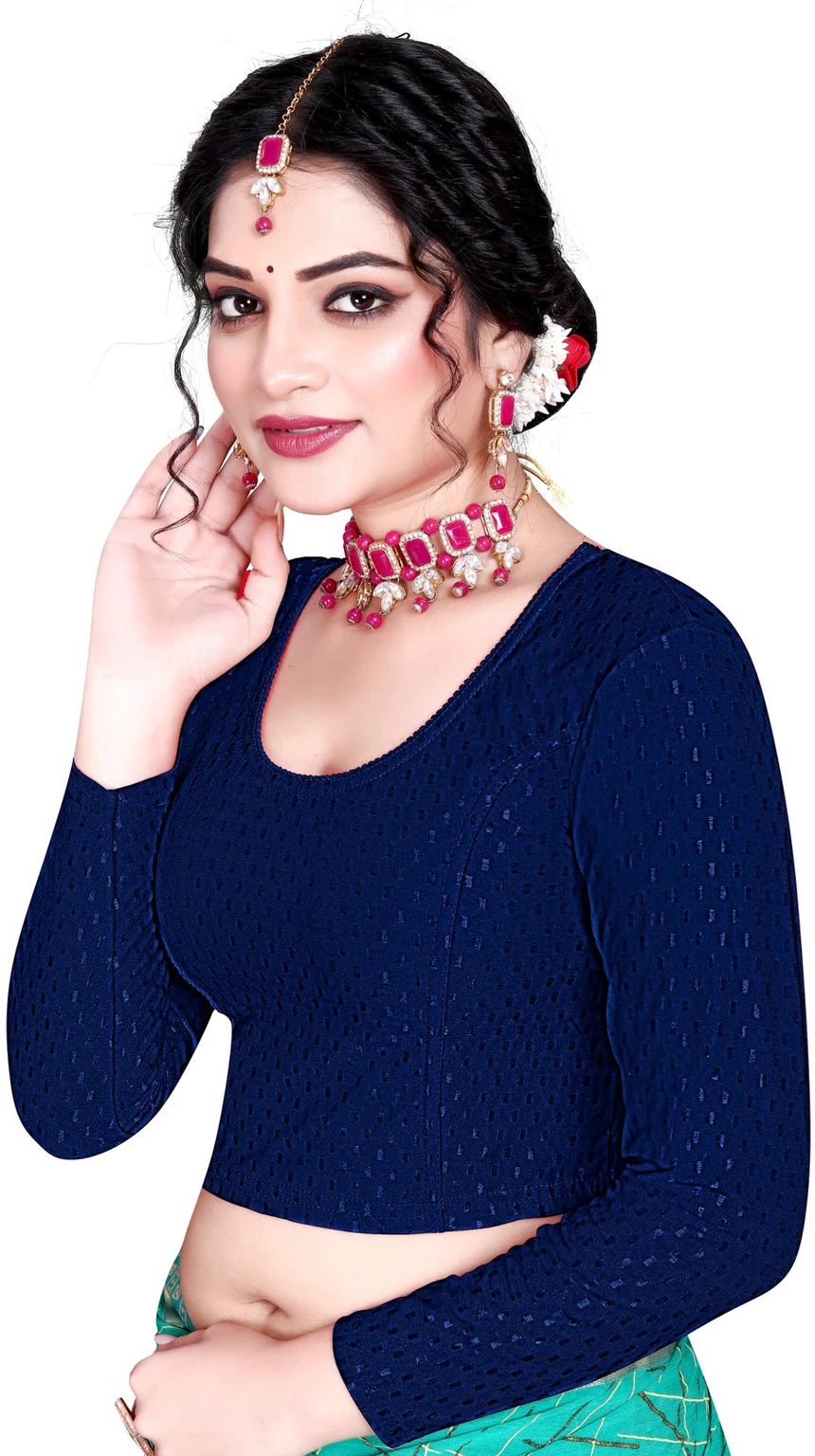 Full Sleeve Round Neck Women Blouse