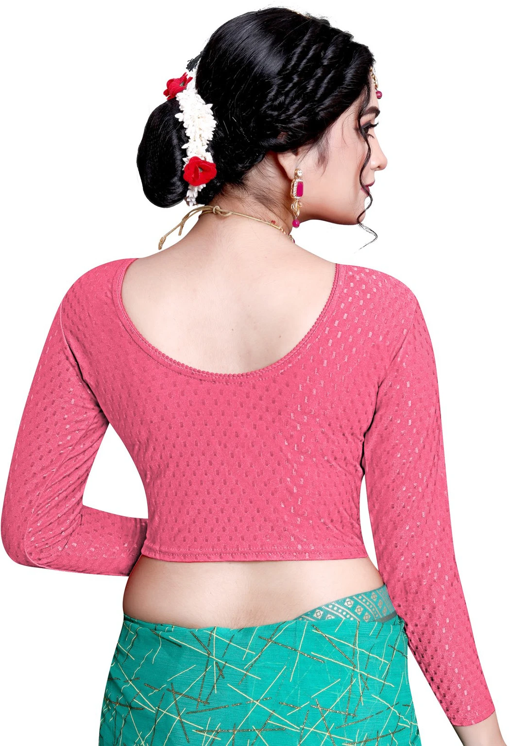 Full Sleeve Round Neck Women Blouse